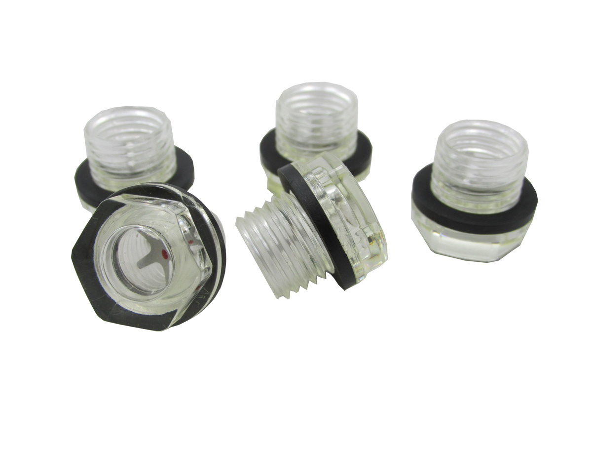 Schauglas, Kunststoff – 1/4 BSPP