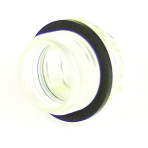 Sight Glass (plastic) with Seal, Alcatel-Adixen, Precision Scientific, Varian-Agilent, Part# 83546PP Sight Glass (plastic) with Seal, Alcatel-Adixen, Precision Scientific, Varian-Agilent, Part# 83546PP