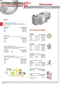Replacement motor, Edwards RV3, RV5