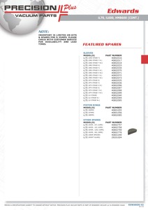 Gear Spacer, Edwards, Dry pump, iH80, iH160, iL70, Part# 40801049