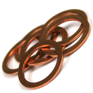 Sealing ring, Copper, 19.75 x 14.50 x 1.3 mm, Becker, Rietschle, V-VC, U Series, VC202, VC303, Part# 300087 Sealing ring, Copper, 19.75 x 14.50 x 1.3 mm, Becker, Rietschle, V-VC, U Series, VC202, VC303, Part# 300087